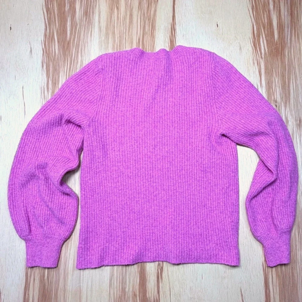 J.Crew Extra-Soft Ribbed Crewneck Sweater Pink‎ Medium